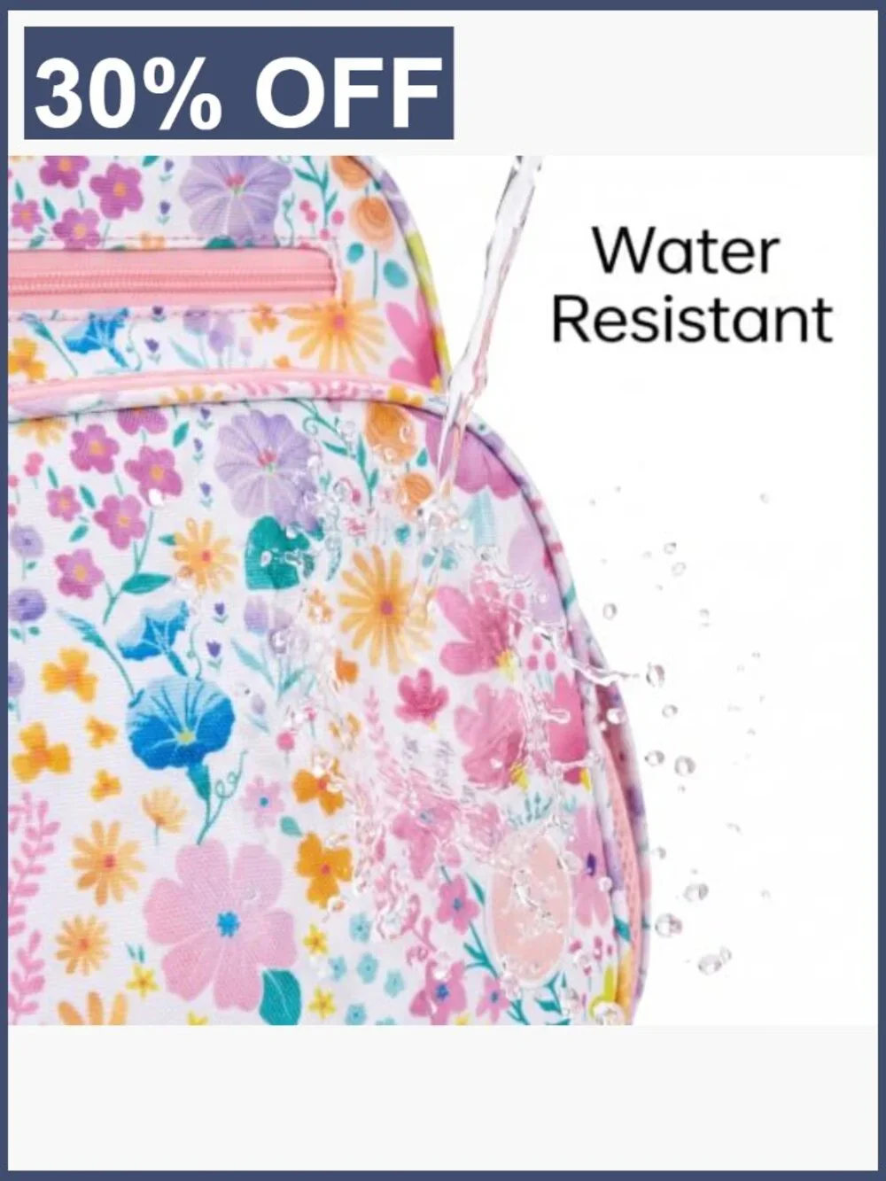 Kids Backpack for Girls Kindergarten School Bookbag 5-8 Years Flower